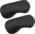 2 PCS Black Satin Sleep Masks, Adjustable Silk Eye Mask by Unknown