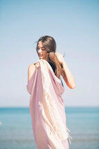 Bazaar Anatolia Turkish Beach Towel 100% Cotton Bath Towels 71x39 Quick Dry - Image 2