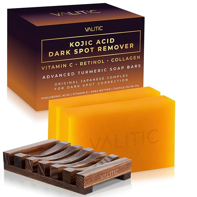VALITIC Kojic Acid Dark Spot Remover Soap Bars by VALITIC