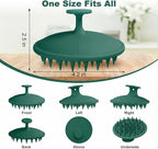 Meartchy Silicone Scalp Massager Shampoo Brush, Scalp Brush - Image 2
