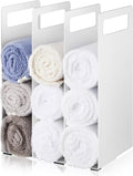 LEIFIDE Set of 2 Interlocking Towel Organizer Metal Bathroom Towel Storage Rack by LEIFIDE