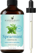Handcraft Blends Spearmint Essential Oil – 1 Fl Oz – 100% Pure and Natural – by HandcraftBlends