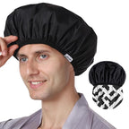 Years calm Men Shower Cap Reusable Waterproof, Dual-Layer Design, Double-Sided by Yearscalm