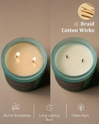M&SENSE Sandalwood Jasmine Home Scented Candles, 11.6oz Organic Natural Soy Wax - Image 5