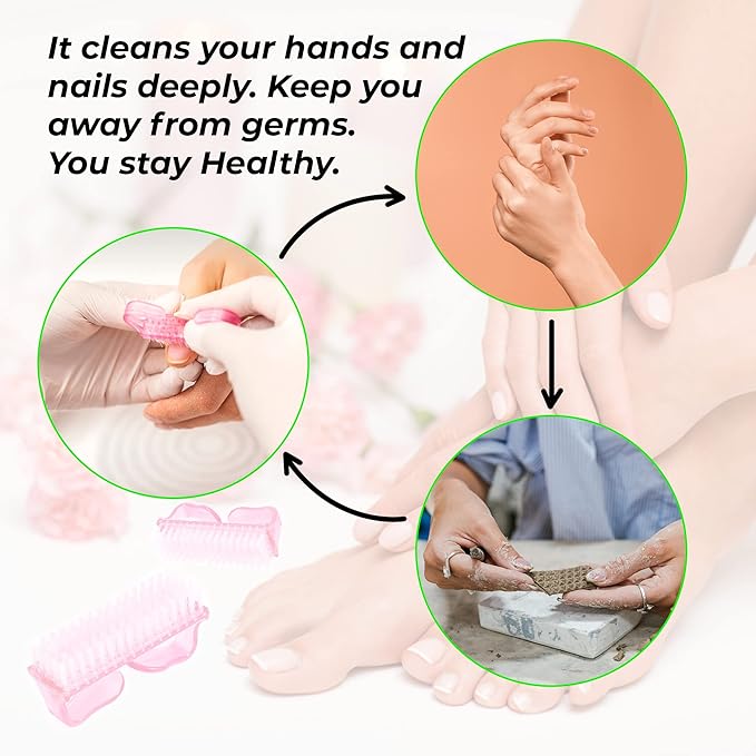 4 Pcs Nail Brush for daily Use - Image 4