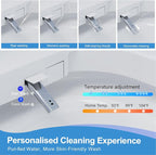 TDH Smart Toilet with Bidet Built in, Foam Shield, Heated Seat with Instant - Image 7