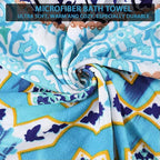 Pafusen Round Mandala Beach Towel Blanket/Boho Hippie Tapestry, Roundie Yoga - Image 5