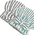 Jseng 2PC Microfiber Hair Drying Caps Stripe, Extreme Soft & Ultra Absorbent by Jseng