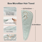 Jseng Microfiber Hair Towel Wrap - Image 3