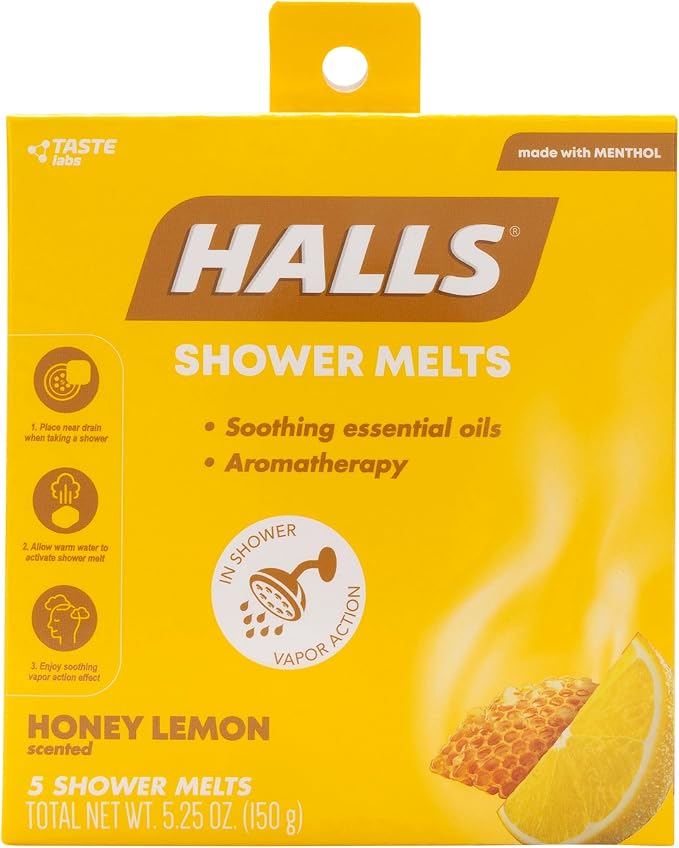 Halls Soothing Shower Melts 5 Pack by Halls