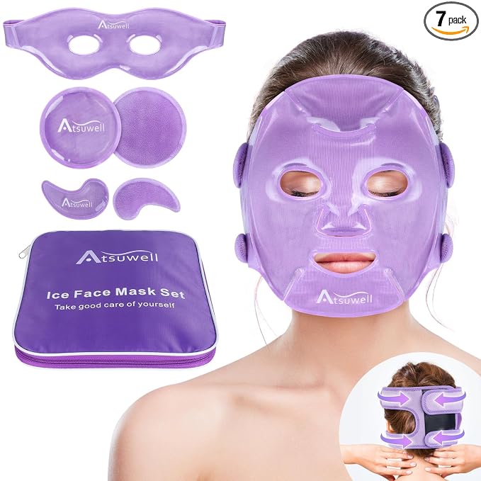 Atsuwell Cooling Ice Face Eye Mask Set by Atsuwell-Alliswell