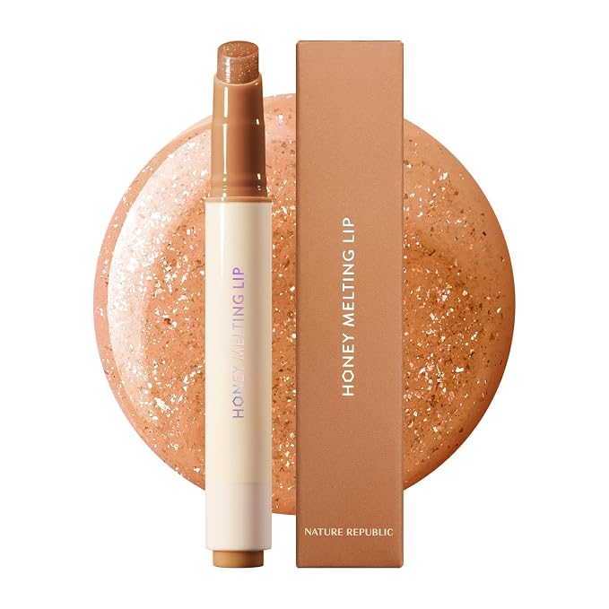 Nature Republic HONEY MELTING LIP GLITTER SOFT LIP STICK Hydrating Gloss by NATUREREPUBLIC