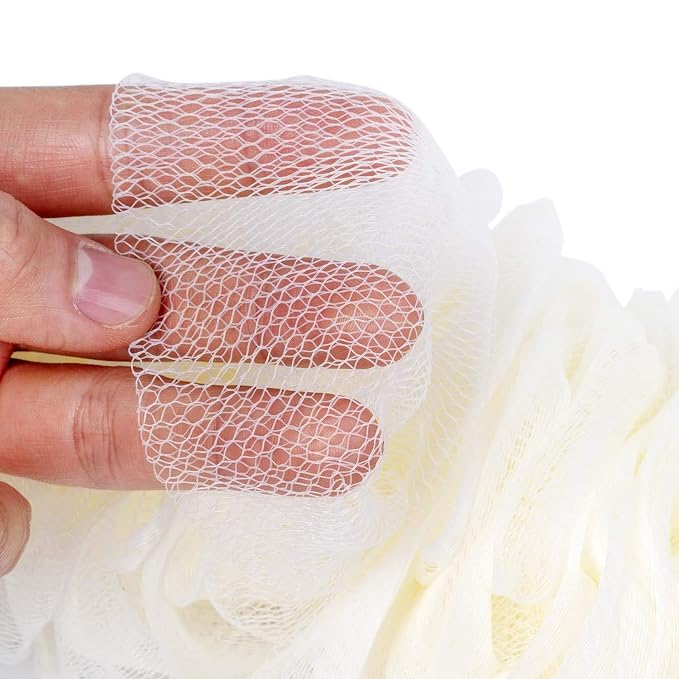 Back Scrubber for Shower, Loofah Long Handle Bath Body Brush, Soft Nylon Mesh - Image 3