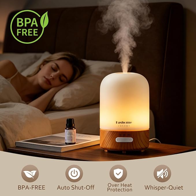Essential Oil Diffuser for Home, Ultrasonic Cool Mist Air Aromatherapy - Image 3