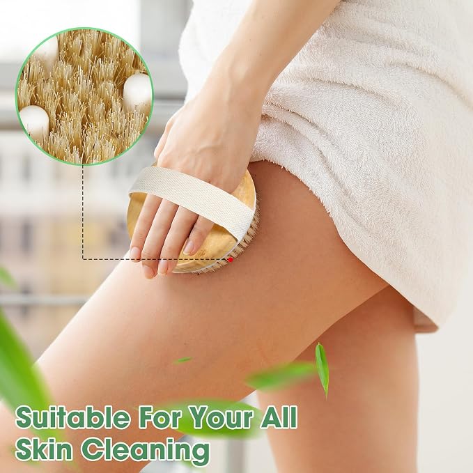Gejoy 20 Pcs Dry Brushing Body Brush - Image 4