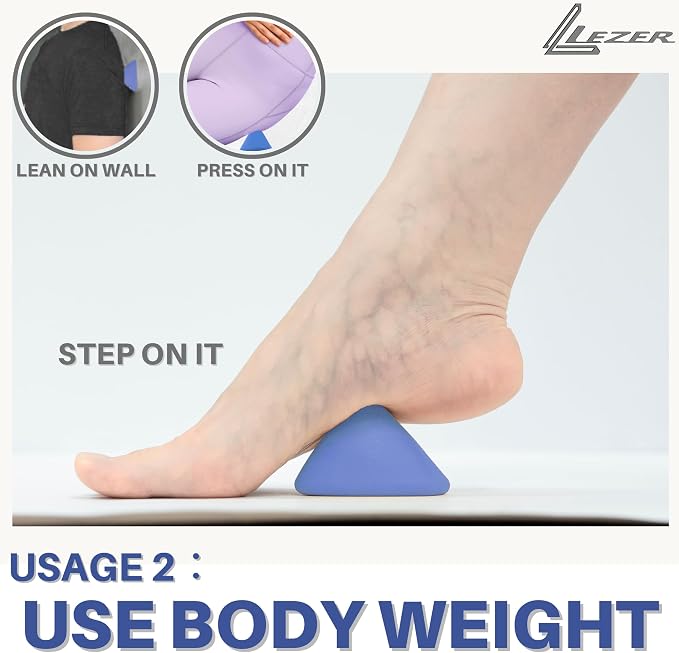 LEZER Large Trigger Massage Point, Manual Massage Ball, Hip Hook, Muscle Knot - Image 5