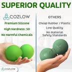 COZLOW Double Lacrosse Silicone Massage Ball - Image 4
