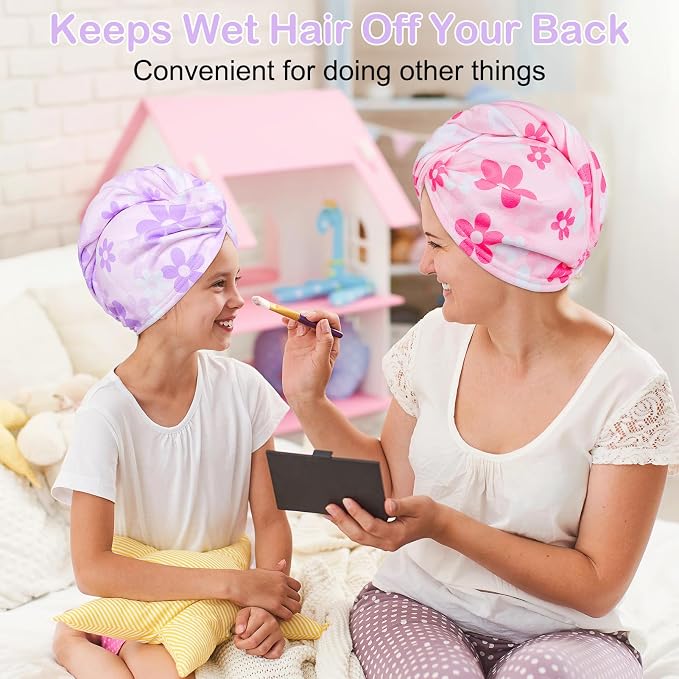 Basumee Microfiber Hair Towel Wrap - Image 6