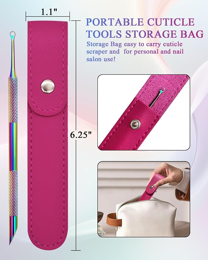 Dual Ended Cuticle Remover, Pre-treatment Cuticle Pusher - Image 2