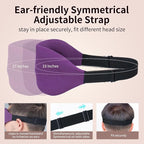 Sleep Mask, Upgraded Eyelash Friendly Night Blindfold - Image 4