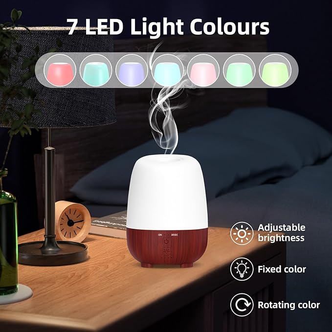 SEEDSEEL 150ML Cordless Essential Oil Diffuser, Rechargeable Battery-Operated - Image 7
