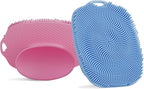 2 PCS Face Scrubber, Soft Silicone Face Exfoliator by ARIOSOX