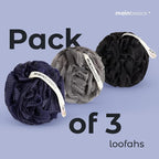 MainBasics Bath Shower Loofah Sponge Pouf Body Scrubber Exfoliator Body Wash - Image 6