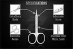 Cuticle Scissors Professional Extra Fine Curved Pointed Tip - Image 5