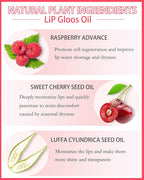Plumping Lip Glow Oil, Hydrating Tinted Lip Oil Gloss, Transparent Toot Lip Oil - Image 2