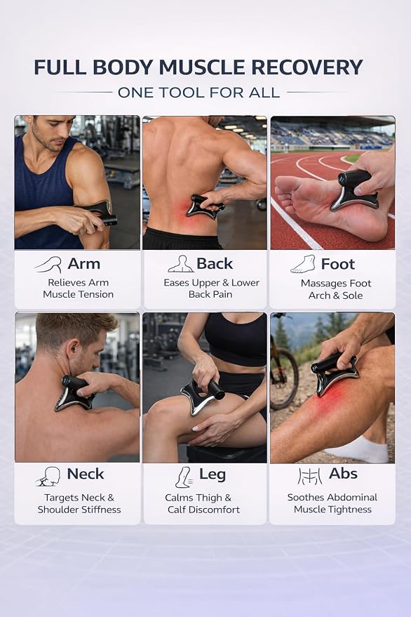 Heated Muscle Scraper Tool, Fascia Release Full Body Contouring Machine - Image 5