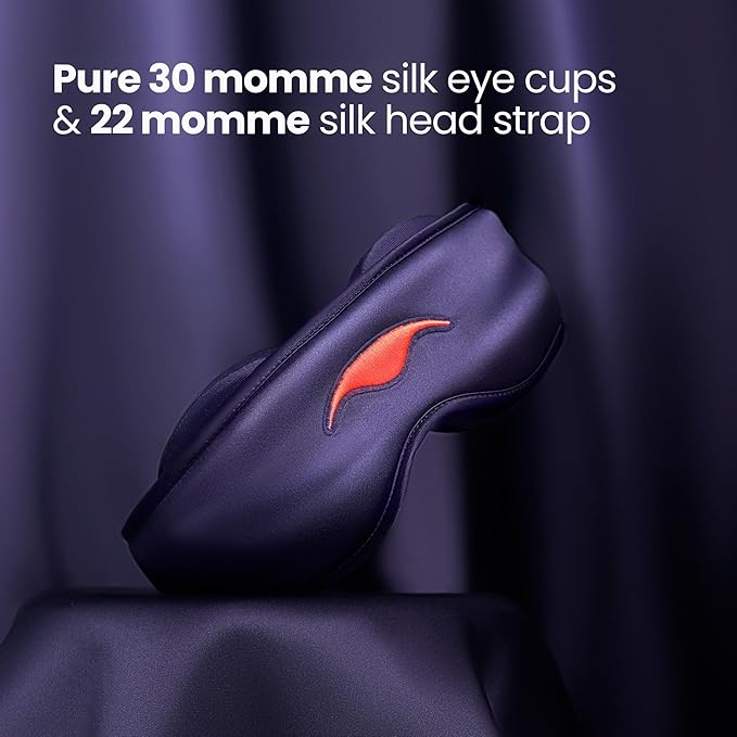 Manta Silk Sleep Mask – Premium 22 Momme Silk Eye Mask, Designed - Image 4
