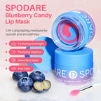 SPODARE Blueberry Lip Mask Overnight, Swirl Lip Sleeping Mask - Image 4