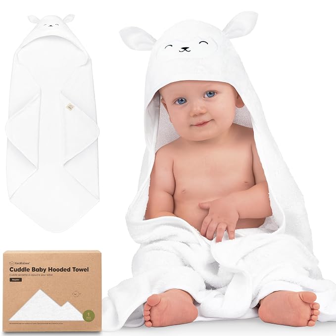KeaBabies Hooded Baby Towel for Newborn by KeaBabies