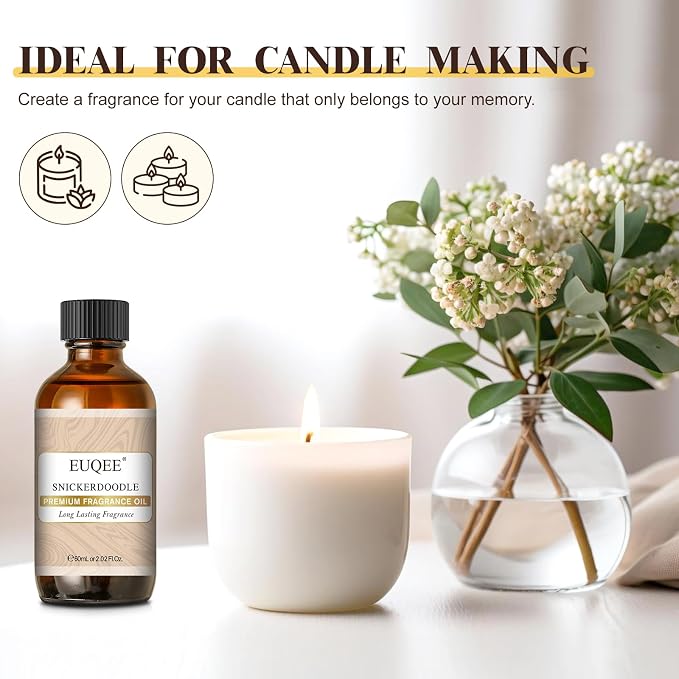 EUQEE Snickerdoodle Fragrance Oil, Premium Grade Essential Oil - Image 5