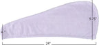 EXPRESSIONS Microfiber Hair Towel in Lavender - Image 7