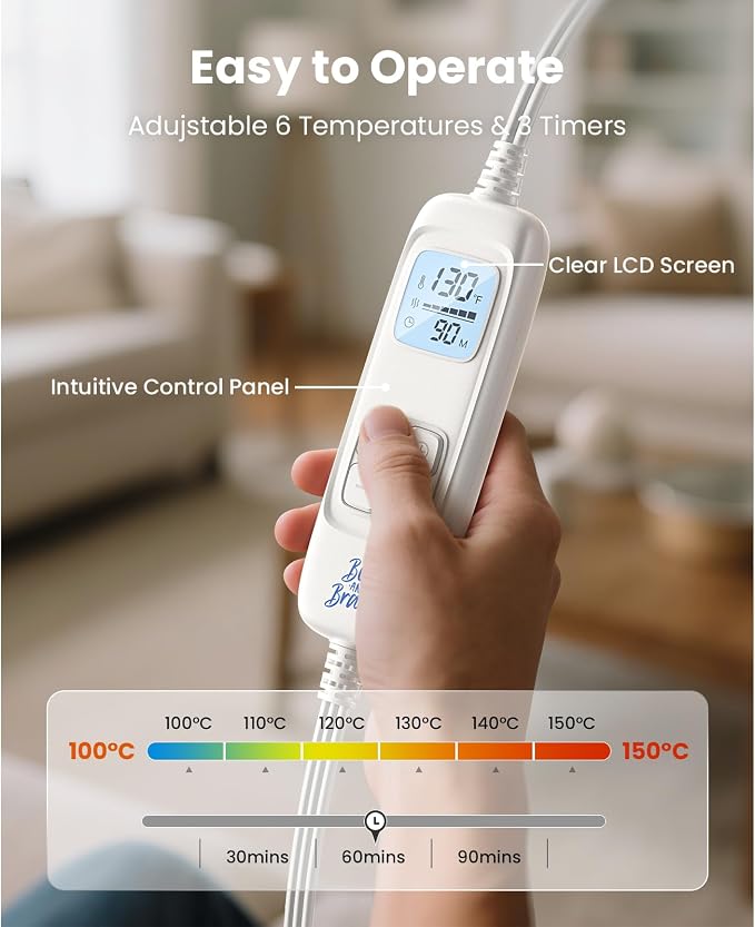 Bob and Brad Heating Pad for Back Pain Relief, FSA Eligible HSA Eligible - Image 5