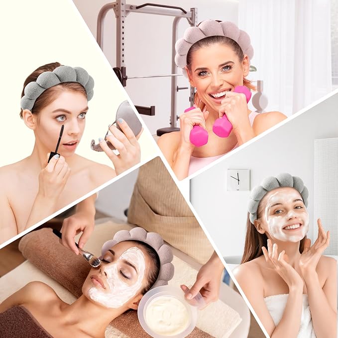 Ztomine Spa Headbands for Washing Face or Facial, Terry Cloth Headband Wash - Image 8