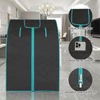 Smartmak Far Infrared Sauna, Full Body One Person Portable SPA Set - Image 4
