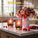 Battery Operated Table Lamps Timer, Mini Crystal Lamp - Image 3