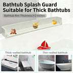 Bathtub Splash Guard for Tub Kids - 31IN Silicone Splash Guard - Image 5