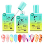 Blooming Gel Nail Kit, Long-Lasting UV/LED Gel, DIY Manicure Gifts by GELLAKTIK