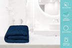 Large Bath Towels Pack of 6 – 24" x 50", 100% Cotton Terry – Soft, Quick-Dry & - Image 7
