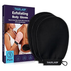 Exfoliating Glove, Korean Exfoliating Mitt Body Scrubber Exfoliator, 3 Pack by THURLADY