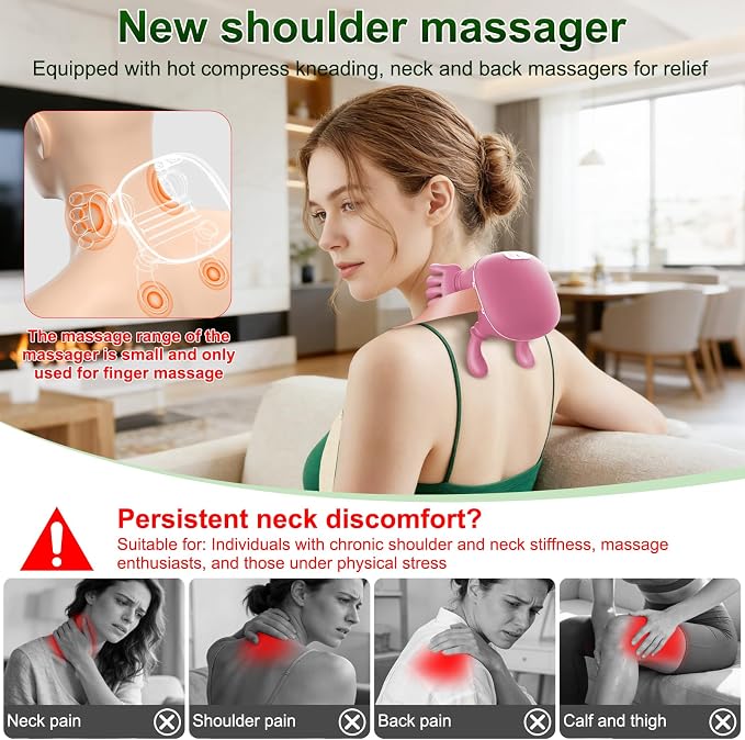 Nooydio Neck Massager, Neck and Back Massager - Image 3