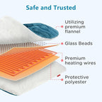 Comfytemp Weighted Heating Pad for Back & Period, Birthday Gifts for Women Men - Image 7