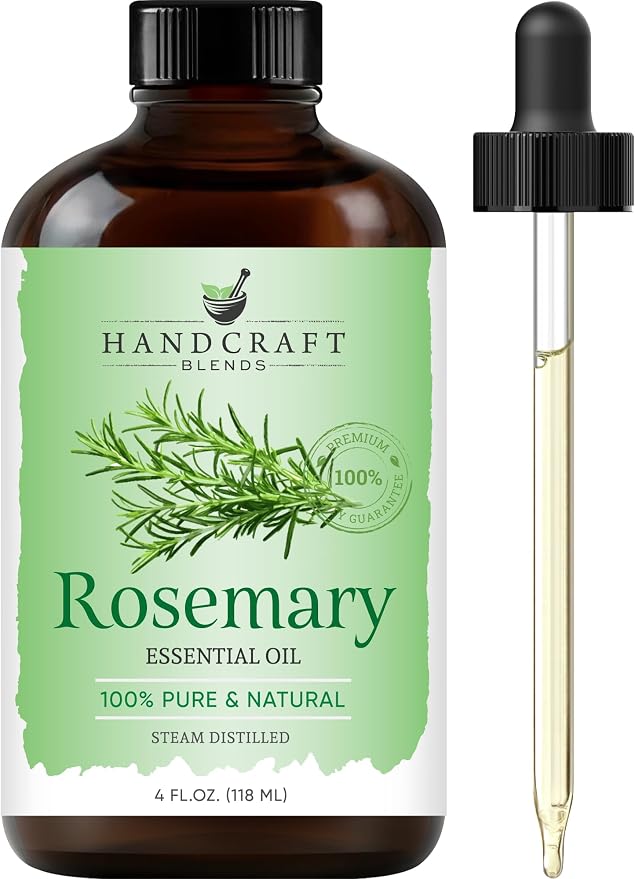 Handcraft Blends Rosemary Essential Oil – Huge 4 Fl Oz – 100% Pure and Natural by HandcraftBlends