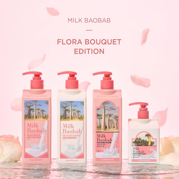 Milk Baobab Hydrating Shampoo, Nourishing Korean Hair Care, Long-Lasting Flora - Image 9