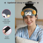 PERFECTSIGHT Sleep Eye Masks, Cute Penguin Plush Sleep Eye Cover Lightweight - Image 5