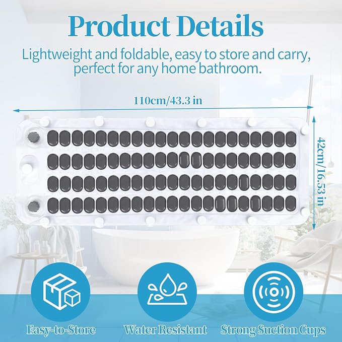 Crossing King Bubble Bath Mat Tub Spa Massager - Image 6