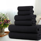 CASA COPENHAGEN Waffle 6Pcs 100% Egyptian Cotton Large Designer Towels Gift - Image 2
